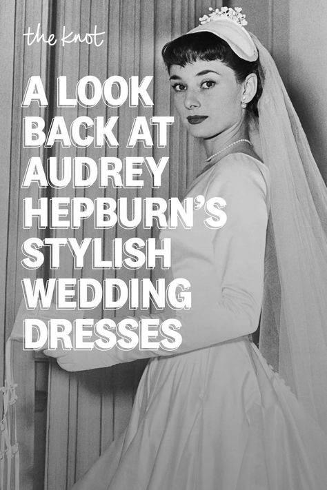 Breakfast At Tiffanys Wedding Dress, Audrey Hepburn Style Wedding Dress, Audrey Hepburn Inspired Wedding Dress, Audrey Hepburn Wedding Dress Inspiration, Hepburn Wedding Dress, Audrey Hepburn Wedding Dress, Audrey Hepburn Wedding, Black Tie Dress Wedding, Iconic Wedding Dresses