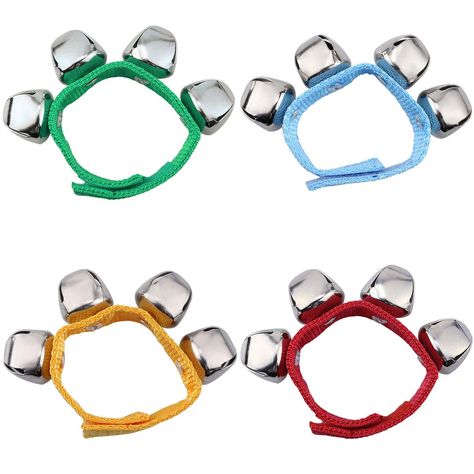 Wrist Bells,Homgaty 4Pcs Multicolor Wrist Band Jingle Bells Musical Rhythm Bracelet Rattles Ring, Ankle Bells for Kids Baby Adult,Best Holiday Birthday Party Gifts : Amazon.co.uk: Toys & Games Sensory Toys For Babies, Musical Instruments For Toddlers, Multicolor Bracelet, Toys For Babies, Baby Bells, Gifts For Baby, Toddler Birthday, First Birthday Gifts, Baby Hands