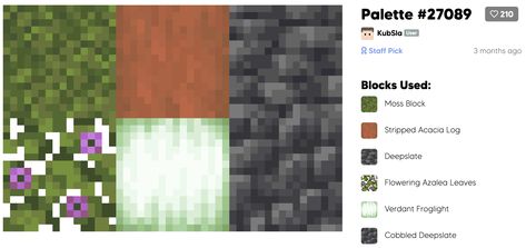 Minecraft Acacia, Minecraft Palette, Minecraft Blocks, Minecraft Creations, Minecraft