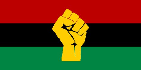 Black Power Pan-African Flag Black And White Flag, African American Flag, Pan African Flag, Pan Africanism, Green Flag, Africa Flag, African Colors, African Origins, African Flag