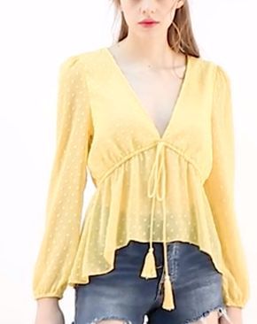 Pola Blus, Dynasty Outfits, Modest Summer Fashion, Sheer Chiffon Blouse, Ruffle Top Blouses, Clothes Plus Size, Chiffon Tops Blouses, Modern Hijab Fashion, Cute Outfits With Jeans