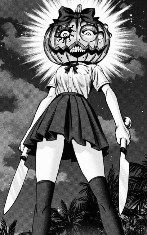 Naoko Kirino, Pumpkin Night, Dark Kawaii, Retro Horror, Junji Ito, Fantasias Halloween, Anime Wall Art, A Pumpkin, Horror Art