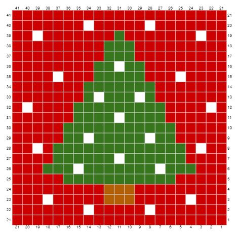 Christmas Tree Tapestry Crochet, Alpha Patterns Crochet Christmas, Christmas Crochet Graph Patterns, C2c Christmas Blanket, Christmas Crochet Tapestry Pattern, Pixel Christmas Tree, Crochet Christmas Tapestry, C2c Crochet Christmas, Christmas Blanket Pattern