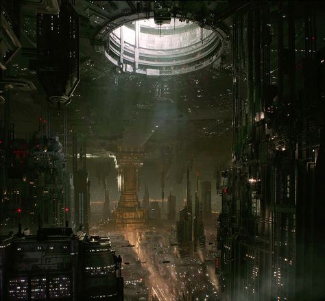 sci-fi-art: http://ift.tt/1G72G7e From one science fiction lover to another. Star Wars 1313, Ville Cyberpunk, Scifi City, Sci Fi City, Sci Fi Environment, Arte Punk, Underground Cities, Star Wars Concept Art, Star Wars Rpg