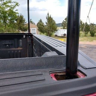 Kayak Truck Rack Works With Tonneau Cover: 5 Steps (with Pictures) Kayak Truck Rack, Dodge Ram Truck Accessories, Kayak Rack Diy, Kayak Rack For Truck, F150 Build, Ladder Rack Truck, Diy Truck Bedding, Canoe Rack, Kayak Equipment