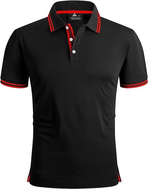 #ad ZITY Mens Polo Shirt Short Sleeve Sports Golf Tennis T-Shirt Golf Fitness, Summer Golf, Sports Tennis, Polo Shirts For Men, Tennis Tshirts, Trousers Casual, Tennis Shirts, Golf T Shirts, Polo Golf