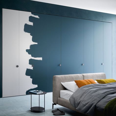 Fitted wardrobe ideas - for better organisation and space-saving in any bedroom | Ideal Home Wardrobe Paint Ideas, Wardrobe Painting, Fitted Wardrobe Ideas, Modern Fitted Wardrobes, Fitted Wardrobes Bedroom, Fitted Wardrobe, Bedroom Built In Wardrobe, Painted Wardrobe, Ikea Pax Wardrobe