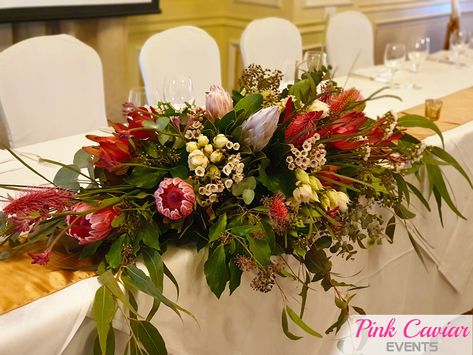 Australian Native Flower Table Arrangements, Protea Centre Pieces, Flower Table Arrangements Wedding, Bridal Table Flowers Arrangements, Australian Native Wedding, Wedding Table Flower Arrangements, Flower Table Arrangements, Bridal Table Flowers, Native Wedding