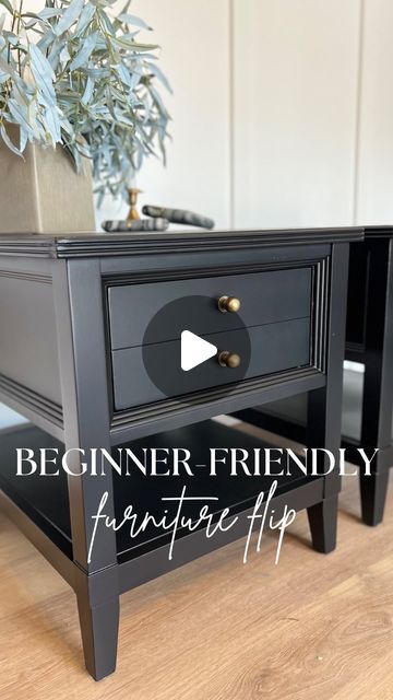 Samantha Stoddard | diy & furniture flips on Instagram: "Beginner - Friendly Furniture Flip! 🫶🏼 Shop all my favorite furniture flipping products in my Amazon Storefront!  Tips for starting:  1. START SMALL: nightstands are the perfect pieces to get your feet wet in furniture flipping  2. Find pieces that don’t need too much work  3. DON’T spend a ton of money incase you hate this hobby halfway through   What are you waiting for?! Any questions on furniture flipping? Comment them below!   #diy #furniture #furnituremakeover #budgetfriendly #beginner #homedecor" Nightstand Flip, Nightstand Makeover Diy, Small Nightstands, Diy Furniture Flip, Too Much Work, Diy Nightstand, Furniture Movers, Furniture Flipping, Furniture Flip