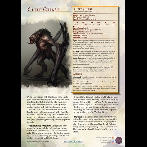 The Wailing Gorge gets its name from the many soldiers these #monsters dropped to their doom. #DnD #5e Inspired by #HisDarkMaterials . Dnd Cave, Dnd Spell Cards, Dungeons And Dragons Rules, Dungeons And Dragons Races, Dnd Stats, Spell Cards, Mythical Creatures Fantasy, Dark Materials, Dungeon Master's Guide