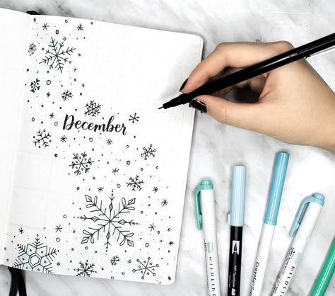 Make plans, note down gift ideas, schedule your holiday and keep track of your holiday mood, here's how your bullet journal enlightens this winter. December Bullet Journal, Bullet Journel, Couple Drawing, Bujo Ideas, Bullet Journal Themes, Bullet Journal Writing, Bullet Journal Spread, Journal Themes, Bullet Journal Art