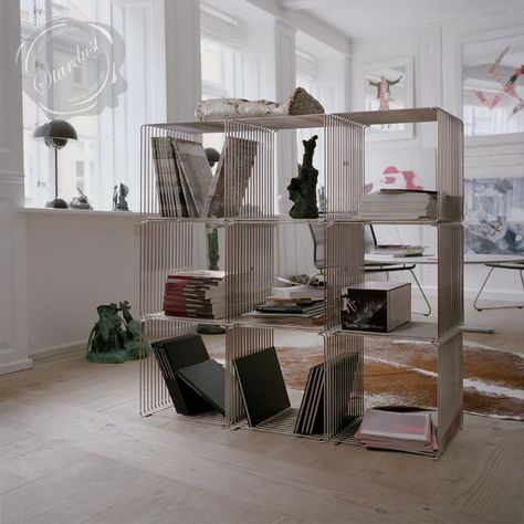 11 Wire Shelves For Every Room In Your Home Unique Shelves, Shelving Solutions, Cube Shelves, Verner Panton, Wire Shelving, Cube Storage, Modern Interior Design, Room Inspo, Interior Inspiration