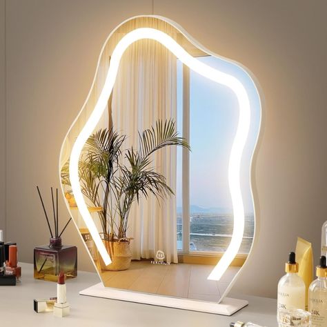 Step up your bedroom game with items from e Bay Emporium! From Hollywood mirrors to jewellery cabinets, we've got you covered. ✨💍 #eBayEmporium #HomeDecor #MakeupStorage #BedroomGoals #OrganisedLiving Unique Mirror, Vanity Mirror With Lights, Color Lights, Cloud Shape, Hollywood Mirror, Desk Mirror, Table Wall, Cloud Lights, Unique Mirrors