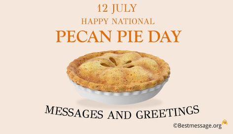 Pecan Pie Day Pie Quotes, Best Eid Mubarak Wishes, National Celebration Days, Happy Eid Mubarak Wishes, Eid Mubarak Messages, Eid Quotes, Eid Mubarak Wishes, Chocolate Pecan Pie, Pie Day