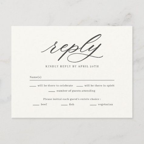 $1.41 | At Last Wedding RSVP Reply Response Card #wedding rsvp cards, wedding response cards, wedding reply cards, wedding rsvp postcards, rsvp postcard, modern rsvp card postcards, modern wedding elegant wedding rsvp, wedding enclosure cards, simple modern stylish rsvp postcards, chic calligraphy minimalist Wedding Reply Cards, Wedding Wording, Postcard Wedding Invitation, Wedding Response Cards, Wedding Rsvp Cards, Wedding Enclosure Cards, Wedding Invitation Card Design, Rsvp Postcard, Rsvp Wedding Cards