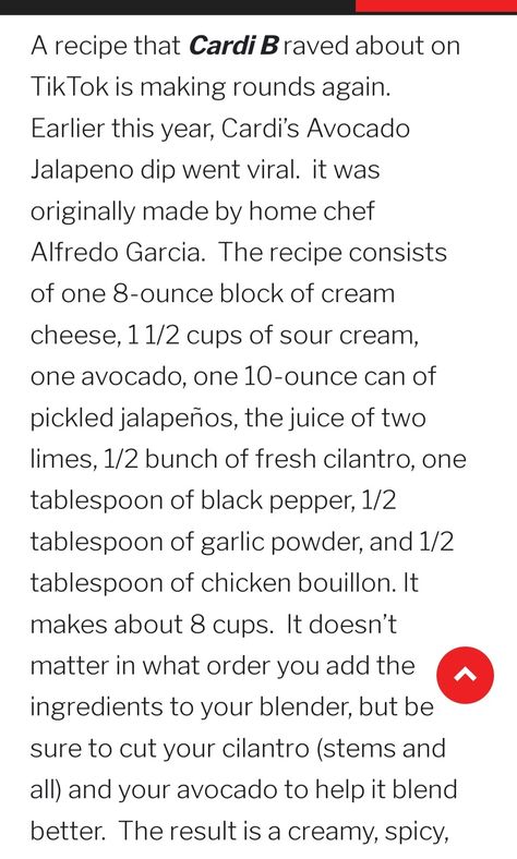 Cardi B Dip, Avocado Jalapeno Dip, Jalapeño Dip, Alfredo Garcia, Jalapeno Dip, Quick Meal Prep, Pickling Jalapenos, Cheese Balls, Cheese Ball