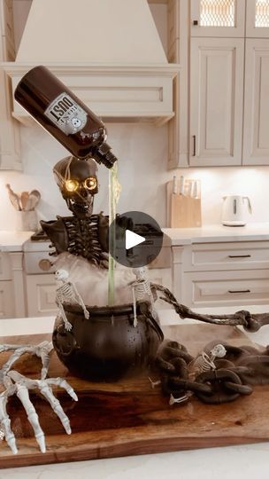 3.6K views · 1.3K reactions | DIY potion fountain 

Comment “shop” & I’ll send you a link to everything I used! 

•

•

•

•

•

•

•
#diy #halloweendiy #craftymom #potiondiy #halloween #potion #cauldron #harrypotter 

https://liketk.it/4SxG9 | Lauryn Emily | Odem Medo · Potions & Spells Halloween Potion, Cute Halloween Decorations, Halloween Entertaining, Entertaining Decor, Crafty Moms, Witches Brew, Holiday Birthday, Halloween Ideas, Cute Halloween