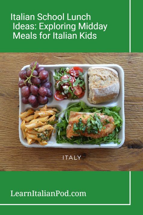 Join us as we embark on a culinary journey through Italy's school cafeteria, exploring authentic Italian lunch recipes and the traditions behind them. Get inspired and elevate your family's mealtime routine with these delectable, kid-friendly options. Italian Lunch Recipes, School Lunch Menu, Italian Lunch, School Lunch Ideas, School Cafeteria, Eat Lunch, Balanced Meals, School Food, School Lunches