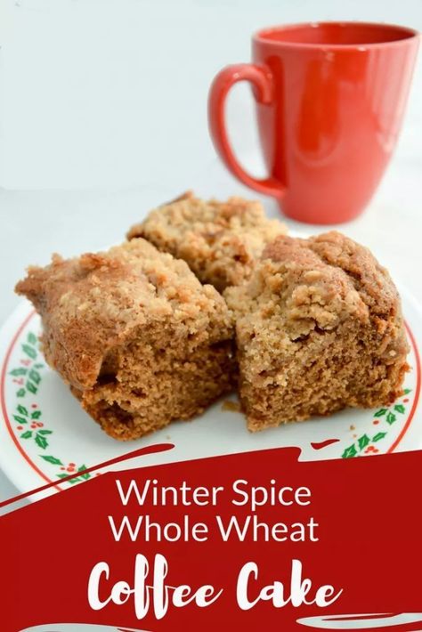 Baking With Whole Wheat Flour, Waffles Oatmeal, Healthy Coffee Cake, Seasonal Meals, Oatmeal And Eggs, Sour Cream Substitute, Wheat Recipes, Vanilla Spice, Healthy Coffee