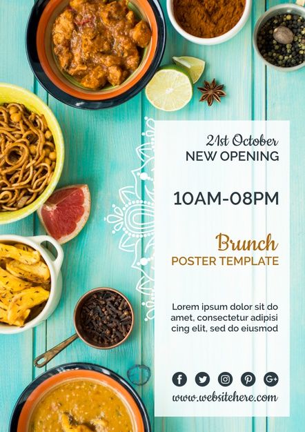 Modern indian food poster template Free ... | Free Psd #Freepik #freepsd #freebrochure #freeflyer #freeposter #freefood Food Graphic Design Poster Ideas, Indian Food Poster, Modern Indian Food, Cloud Kitchen, Restaurant Poster, Poster Template Free, Free Brochure, Breakfast Restaurants, Burger Restaurant