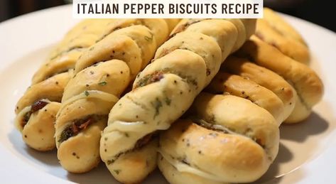 Italian Pepper Biscuits Recipe Pepper Biscuits, Italian Snacks, Easy Biscuit Recipe, Kitchen Guide, Biscuits Recipe, Biscuit Recipe, Vegan Vegetarian, Love A, Biscuits