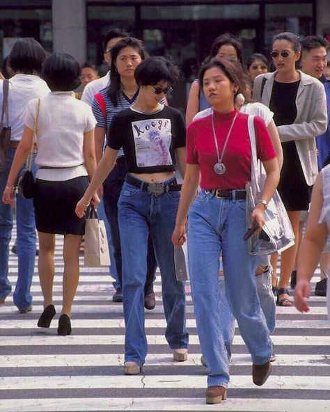 alex ♂ on Instagram: “90s south korean street style 🍒” 80s Asian Fashion, 90s Japanese Street Fashion, 90s Japan Fashion, 90s Asian Fashion, 90s Street Fashion, 80s Japanese Fashion, Japanese Fashion Women, 90s Street Style, 2000s Japanese Fashion