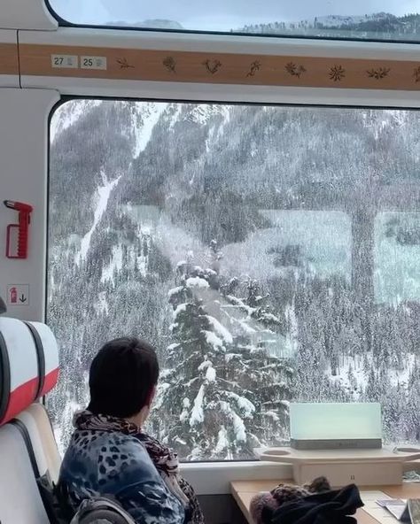 Christmas Joy 🎄 on Instagram: "Amazing train rides in Swiss winter 🇨🇭❄️✨ - - 🇨🇭@swissglory_🇨🇭 🇨🇭@swissglory_🇨🇭 - 🚩️Location(s): 1. Glacier Express 2. Glacier Express 3. GlacierExpress — — 📸 by @itsmekarinamariia (TikTok) @helenowen (TikTok) @goldbergh.official (TikTok) — — #switzerland_destinations #discoverswitzerland #thebeautifulswitzerland #switzerlandtrip #switzerlandtourism #switzerlandtattoo #genevaswitzerland #bestofswitzerland #switzerland_bestpix #switzerland_vacations #unlimitedswi Switzerland Train, Switzerland In Winter, Best Of Switzerland, Switzerland Destinations, Glacier Express, European Winter, Top Honeymoon Destinations, Switzerland Tourism, Switzerland Hotels