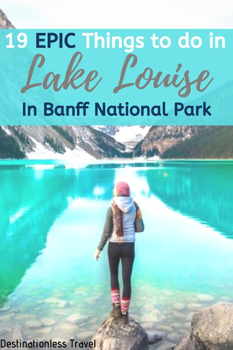 Everyone raves about Banff, but what about its neighbour Lake Louise? Although a smaller village, there are still tons of fun things to do and see in Lake Louise! This blog is all about the best activities and attractions in Lake Louise, Banff National Park. From hikes to visit places like Moraine Lake, this blog has it ALL! Here are tons of fun things to do at Lake Louise - one of the most beeautiful places in Canada! Canada Lake Louise, Banff Lake Louise, Banff Summer, Banff Trip, Moraine Lake Canada, Places In Canada, Jasper Canada, Lake Louise Canada, Lake Louise Banff