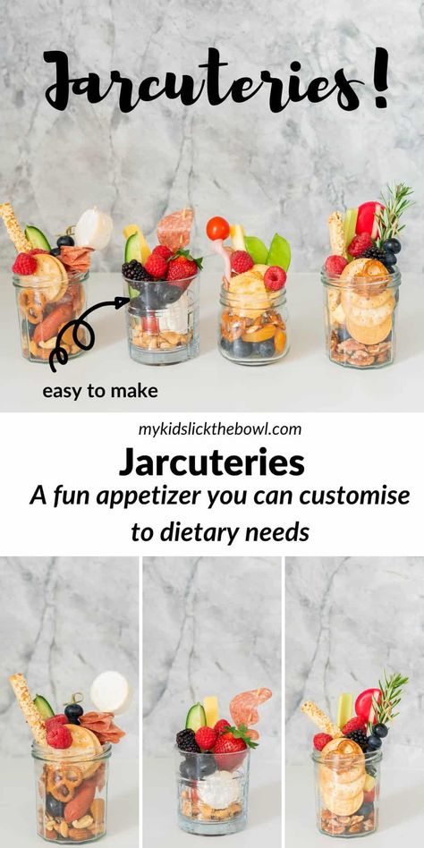 Charcuterie Jars, Christmas Starters, Best Holiday Appetizers, Christmas Appetizer, Healthy Homemade Snacks, Christmas Cups, Dessert In A Jar, Charcuterie Inspiration, Holiday Eating