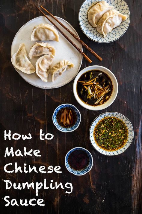 How to Make Chinese Dumpling Sauce - Omnivore's Cookbook Chinese Dumpling Sauce Recipe, Chinese Dumpling Sauce, Chinese Dumpling, Dumpling Sauce, Cooking Chinese Food, Chicken Spring Rolls, Steamed Dumplings, Authentic Chinese Recipes, Chinese Dumplings