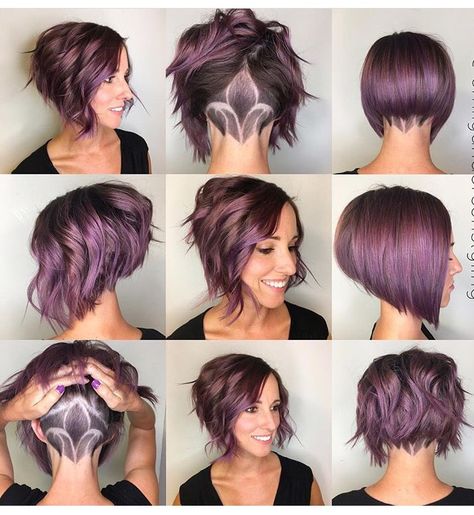 Big Possibility for me in the near future!!! ♥ it! Bob Inversat, Stacked Hairstyles, Short Choppy Haircuts, Choppy Haircuts, Kadeřnické Trendy, Fat Workout, Vlasové Trendy, Choppy Hair, Amazing Hair