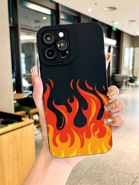 Multicolor  Collar  TPU  Phone Cases Embellished   Phone/Pad Accessories Fire Phone Case, Fire Accessories, Best Classic Movies, Homemade Phone Cases, Fire Phone, Star Wars Painting, Phone Case Diy Paint, Diy Phone Case Design, Vintage Phone Case