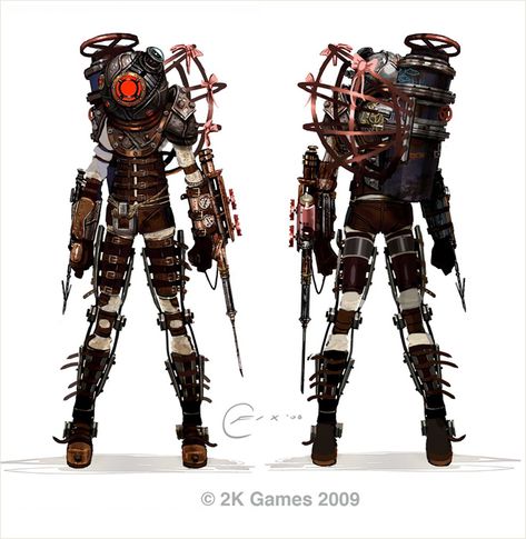 Steam Community :: :: Bioshock 2 Concept Art - Big Sister Bioshock Game, Bioshock Art, Bioshock Series, Bioshock 2, Bioshock Infinite, Sisters Art, 다크 판타지, Game Concept Art, Game Concept