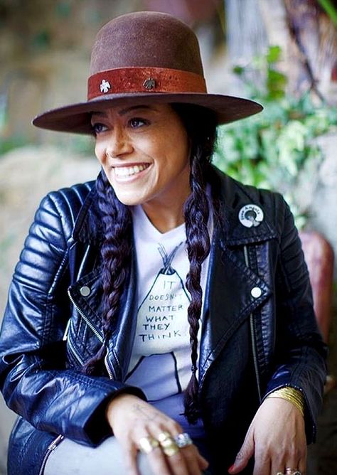 Cree Summer Francks is an American-Canadian actress, voice actress, and singer who has done voice work for the English version of the Sonic the Hedgehog television series. Summer was born in Los Angeles, California, on July 7, 1969, and grew up on the Red Pheasant Reserve in Saskatchewan. She is the daughter of Don Francks, a Canadian actor and musician, and Lili Clark from North Richmond, California, and adopted member of the Plains Cree First Nations. She and her family also traveled and ... Cree Summer, Black Bohemian, Leotard Fashion, Hippy Style, Lisa Bonet, Boho Life, Black Queens, Style Muse, Canadian Actresses