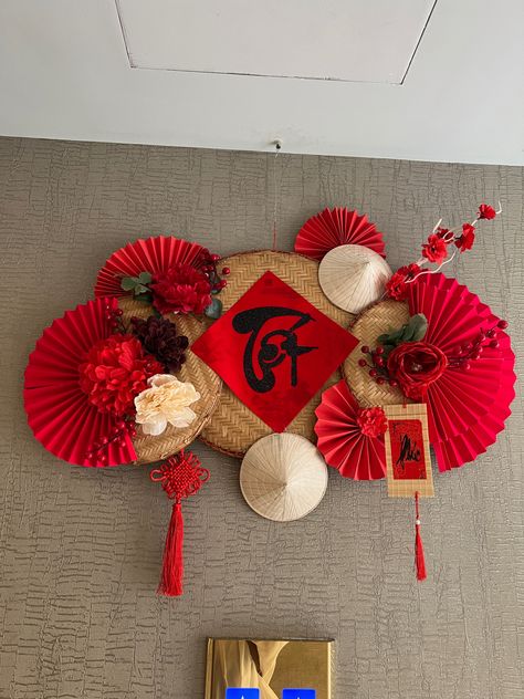 Decor Tet, Tet Decor, Tet Holiday, Event Decoration, Happy Chinese New Year, New Years Decorations, Lunar New, Chinese New Year, Event Decor