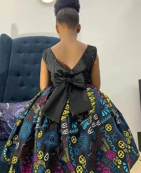 Kids Kitenge Dress Designs, Ankra Girls Dresses, Kids Kitenge Dresses, Kitenge For Kids, Ankara Children Styles, Kampala Styles For Kids Girl, Ankara For Kids Girls Dresses, Children Ankara Style Girl, Girls Ankara Dresses