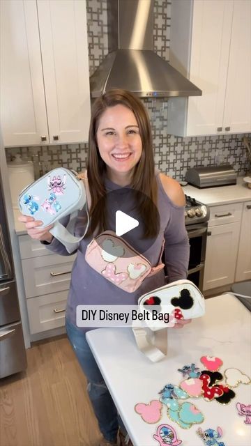 YWM Family on Instagram: "Here's a cute way to carry around your stuff @disneyparks! ❤️ 🖤 🏰 Which belt bag is your favorite? Comment NEED TO HAVE IT if you want me to DM a 🔗 for the patches or bags! Follow for more fun ideas. 😊 #disneydiy #disneyparks #disneyessentials #disneyfamily #disneylover #disneyvacation" Diy Disney Belt Bag, Disney Belt Bag, Disney Belt, Disney Essentials, Disney Patches, Diy Disney, Disney Lover, Disney Diy, Disney Family