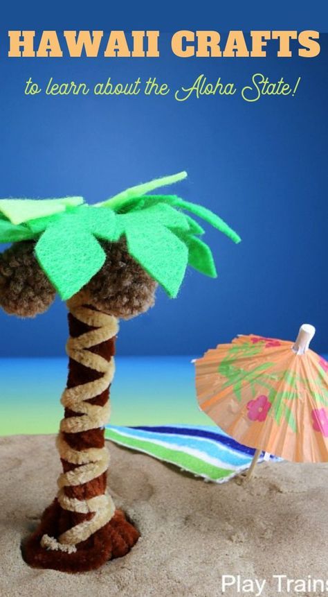 These fun and simple Hawaii crafts for kids feature natural learning ideas that children can try themselves to get an idea of just how incredible the Aloha State’s geography is! #alohastate #hawaii #craftsforkids #homeschooling #statestudies #3boysandadog Hawaii School Project Ideas, Hawaii Unit Study For Kids, Hawaii Activities For Kids, Hawaii Crafts For Kids, Hawaii School, Tropical Crafts, Chemistry Project, Hawaii Crafts, Camp Themes