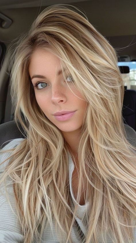 Honey Blonde Hair Color, Blonde Hair Transformations, Summer Blonde Hair, Honey Brown Hair, Honey Blonde Hair, Blonde Hair Inspiration, Blonde Hair Looks, Long Blonde, Pastel Hair