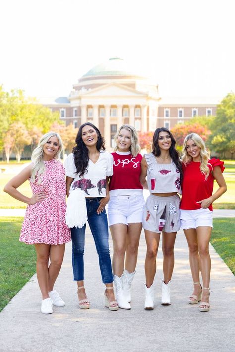 Arkansas Game Day Outfit, Arkansas Game Day, Arkansas Football, Game Outfit, Football Game Outfit, Game Day Outfit, Day Outfits, Alpha Phi, Arkansas Razorbacks