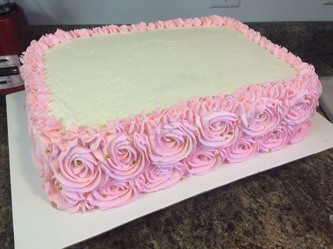 Pink Tres Leches Cake, Baby Shower Cakes Girl Pink, Chocolate Tres Leches Cake, Baby Shower Sheet Cakes, Pink Baby Shower Cake, Graduation Party Cake, Sheet Cake Designs, Birthday Sheet Cakes, Cake Name