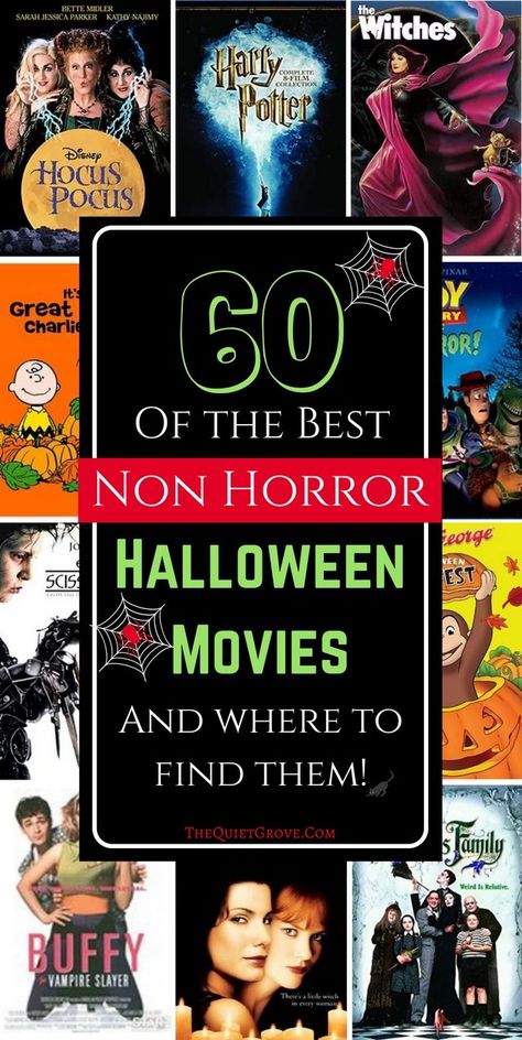 Family Friendly Halloween Movies, Popping Popcorn, Scary Godmother, Halloween Films, Halloween Movies List, Suspense Movies, Halloween Bucket List, Halloween Playlist, Bedknobs And Broomsticks