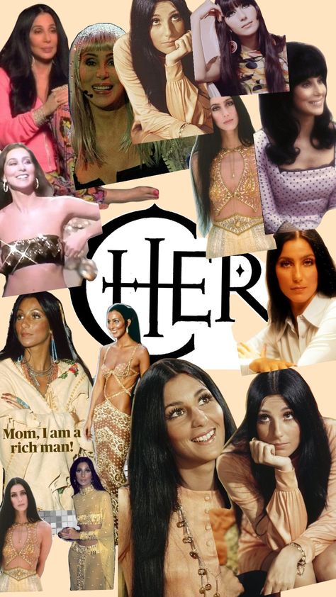 #cher #fyp Rich Man Wallpaper, Cher Wallpaper, Man Wallpaper Iphone, Witchy Cowgirl, Cher Wallpapers, Man Wallpaper, Rich Man, Inspiration Wall, Hippie Outfits