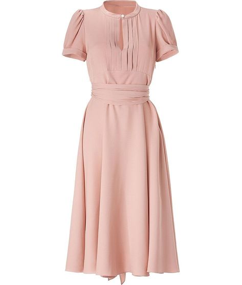 Marc by Marc Jacobs Mimi CDC Dress in Antique RoseMarc by Marc Jacobs' full-skirted nude Old Rose Dress, Pink Chiffon Skirt, Belted Dresses, Silk Crepe Dress, Rosette Dress, Rose Pink Dress, Mary Of Denmark, Pink Dress Short, Marc Jacobs Dress