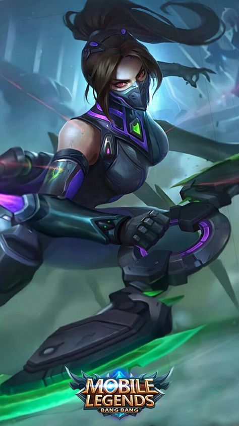 HANABI Ashe League Of Legends, Miya Mobile Legends, Zed League Of Legends, Alucard Mobile Legends, Download Wallpaper Hd, Anime Mobile, The Legend Of Heroes, Cyberpunk Girl, Mobile Legend