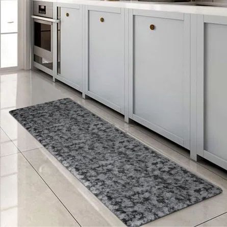 Astoria Grand Jaidan Anti Fatigue Kitchen Mat Runner | Wayfair Farmhouse Kitchen Flooring, Anti Fatigue Kitchen Mats, Outdoor Floor Mats, Kitchen Rugs And Mats, Laundry Room Rugs, Rug Runner Kitchen, Brown Cushions, Kitchen Runner Rug, Black Cushions