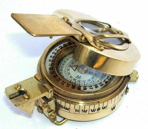 Compass Vintage, Pocket Compass, Vintage Compass, Nautical Compass, Unusual Home, Steampunk Accessories, Vintage Nautical, Antique Finish, Craft Items