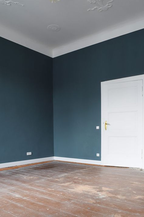 Bedroom Inchyra Blue In Progress | Little House On The Corner Inchyra Blue Living Room, House Refurbishment, Brighten Room, Chic Bedroom Design, Inchyra Blue, Teenage Room, Shabby Chic Bedroom, Space Room, On The Corner