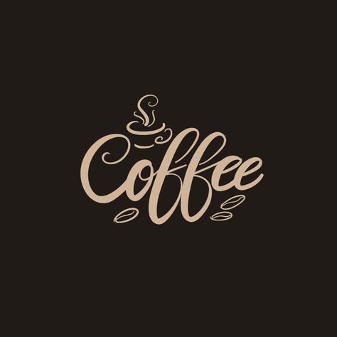 coffee hand lettering calligraphy Coffee Calligraphy, Calligraphy Hand Lettering, One Word Art, Lettering Calligraphy, Kitchen Hacks Organization, Calligraphy Letters, One Word, Kitchen Hacks, Word Art