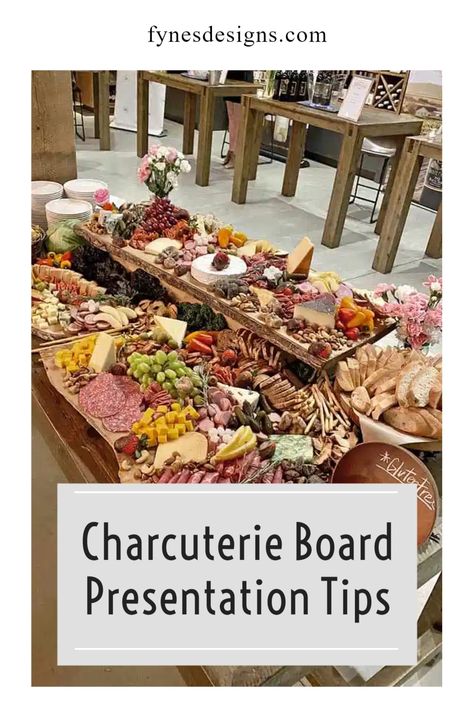 Displaying Appetizers Presentation, Diy Big Charcuterie Board, Wedding Appetizer Charcuterie, What Pairs Well With Charcuterie, Charcuterie Board Food Labels, Specialty Charcuterie Board, Meat Cheese Charcuterie Board Ideas, Charquetery Board Wedding, Chartuerie Board Ideas